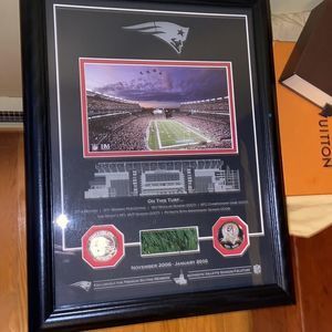 Commemorative Gillette Stadium New England Patriots 50th anniversary season